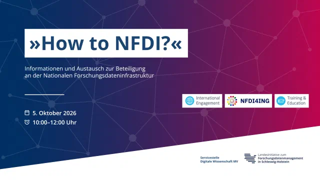 How to NFDI: Information and Exchange on Participation in the National Research Data Infrastructure