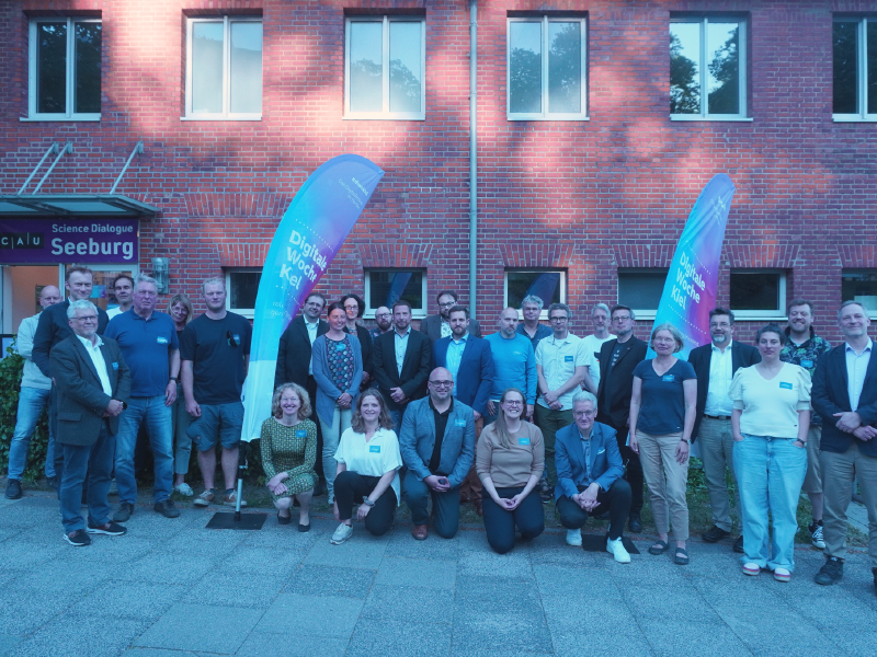 Die Teilnehmenden der FDM-SH-Events im Rahmen der Digitalen Woche Kiel 2024. Credits, Copyright: FDM-SH; Fotos: Leon Voigt.