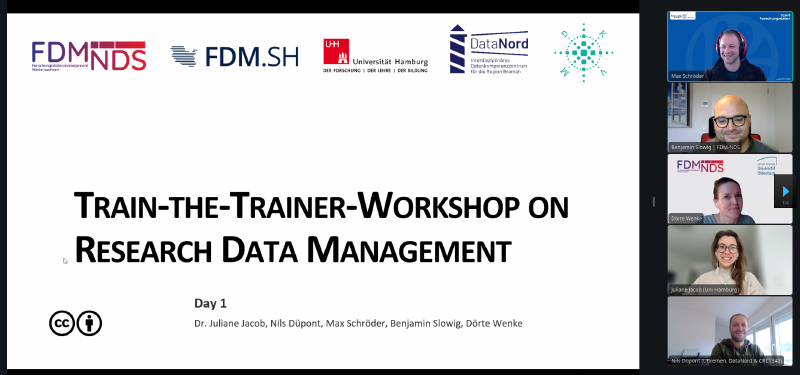 Screenshot: Train-the-Trainer-Workshops zum FDM 2026, Foto: FDM NDS