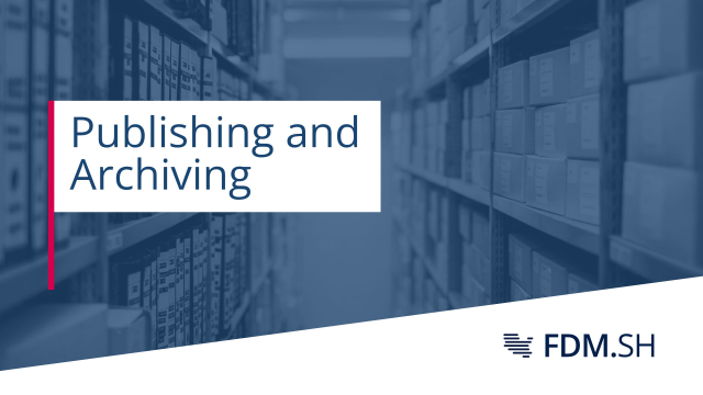 Publishing and Archiving